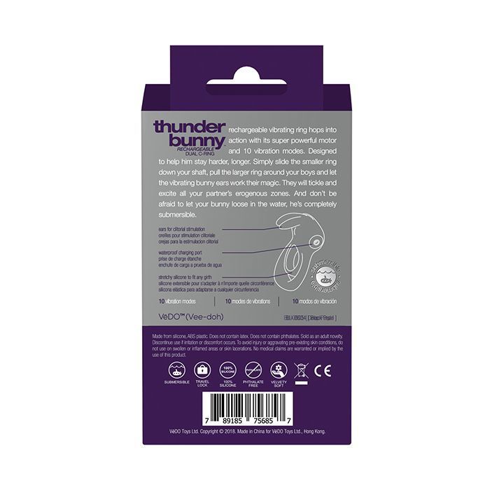 VeDo Thunder Bunny Rechargeable Dual C-Ring