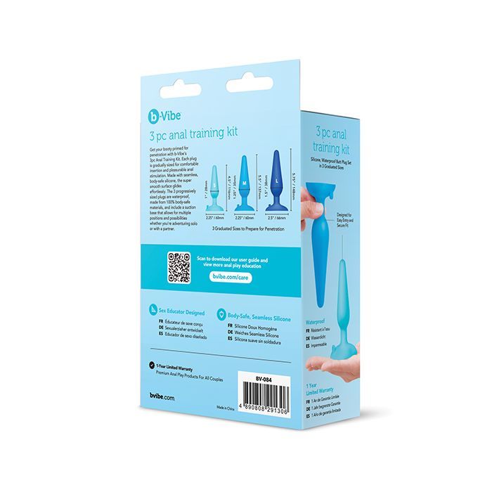 B- Vibe 3 pc Anal Training Kit