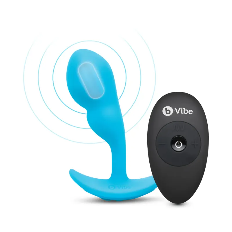 B-Vibe Vibrating P-Spot Snug Plug- Large 145 grams