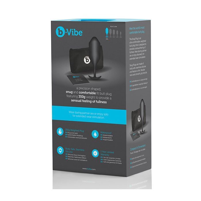B-Vibe Snug Plug 6 Black