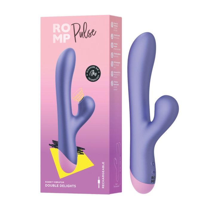 Romp Pulse Pleasure Air Silicone Rabbit Vibrator