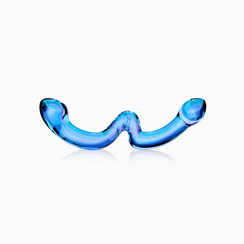 Biird Ohwii No 8 Borosilicate Glass Double Ended Dildo