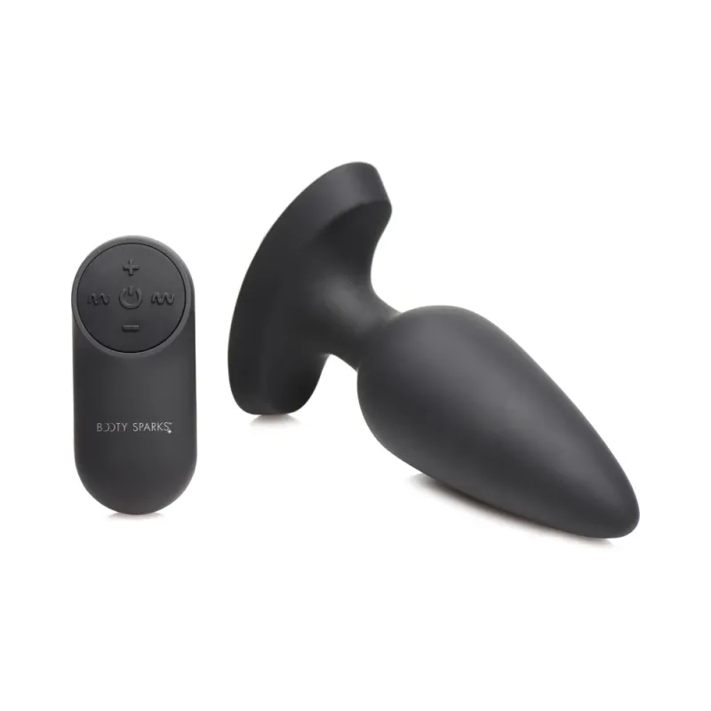 Booty Sparks Laser Heart Anal Plug with Remote