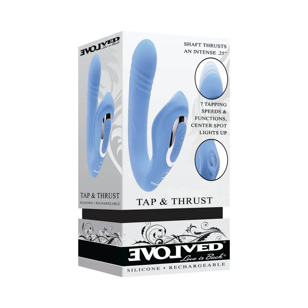 Tap &amp; Thrust Silicone Dual Stimulator