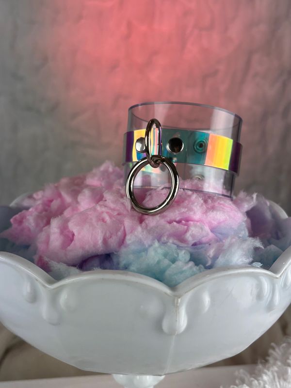 Holographic O-Rings Cuff Bracelets