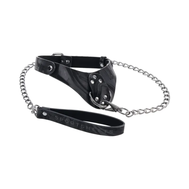Velvet Noir Collar &amp; Leash