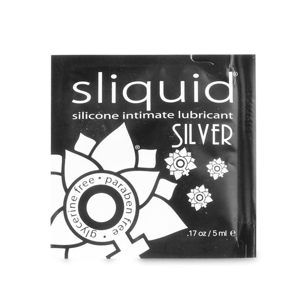 Sliquid Silver Silicone Lube, Size: Trial Packet