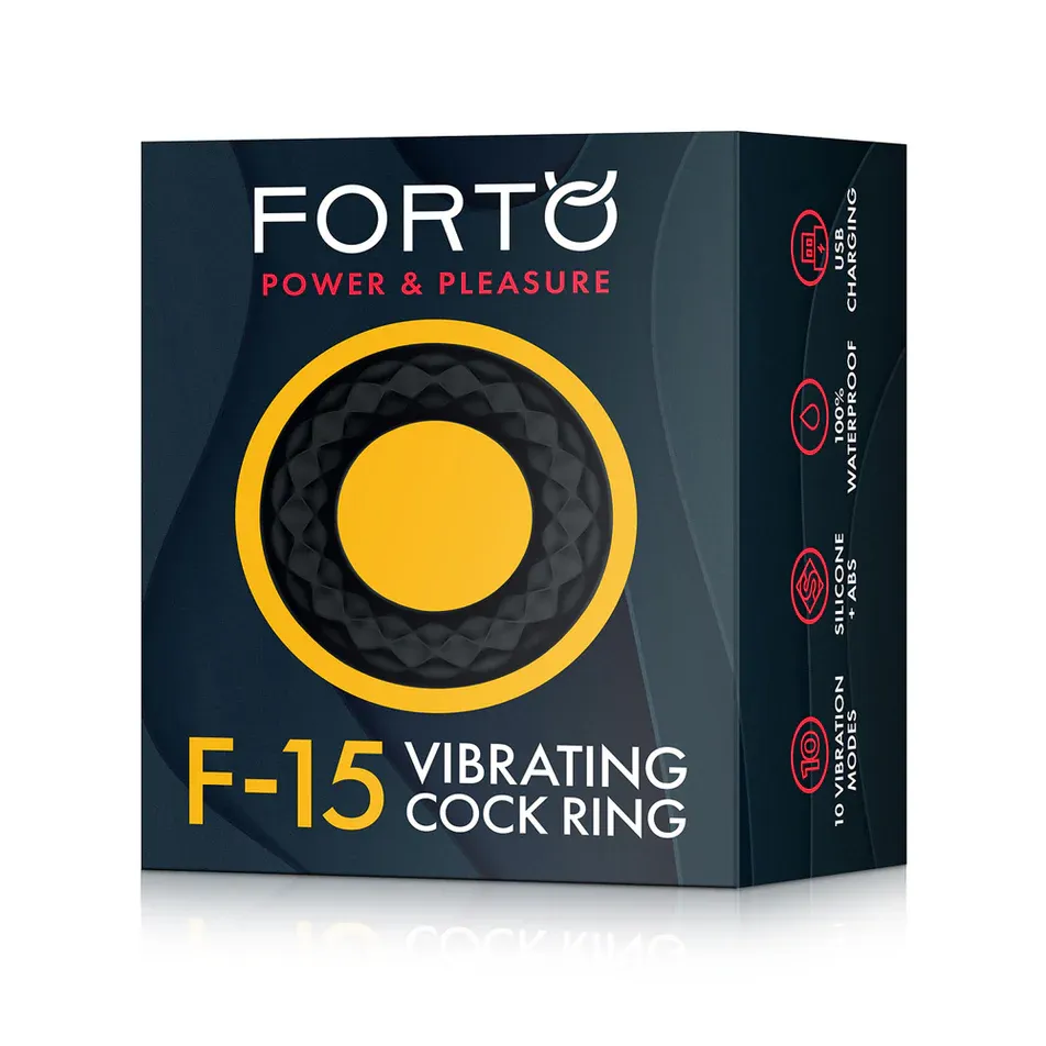 Forto Power &amp; Pleasure F-15 Vibrating Cock Ring