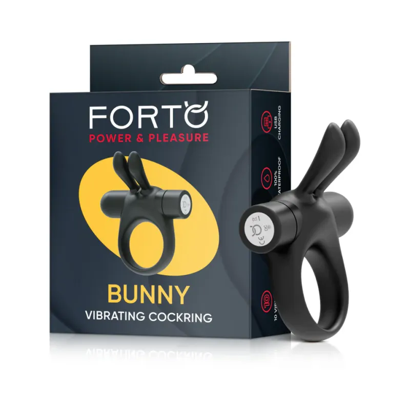 Forto Power &amp; Pleasure Bunny Vibrating Cock Ring