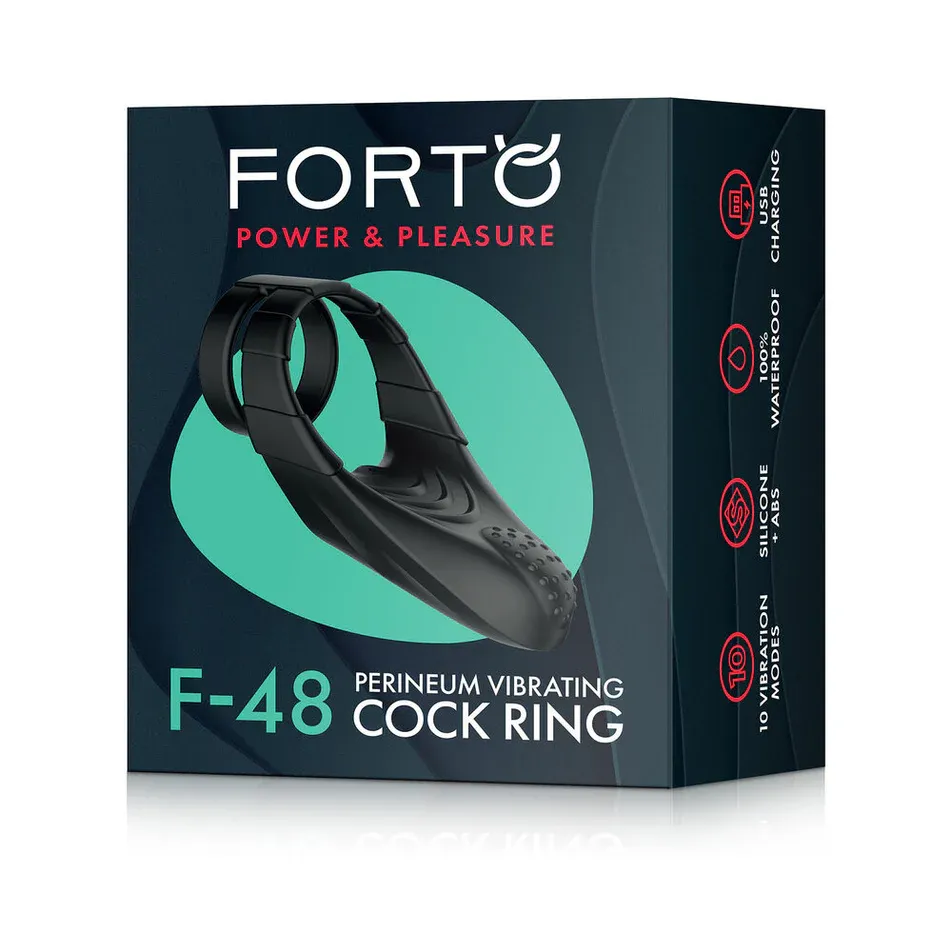 Forto Power &amp; Pleasure F-48 Perineum Vibrating Cock Ring