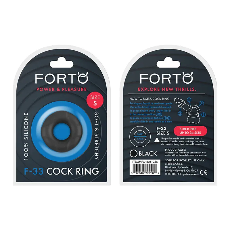 Forto Power &amp; Pleasure F-33 Cock Ring