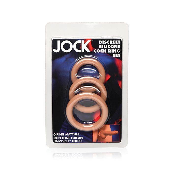 Jock Discreet Silicone Cock Ring Set