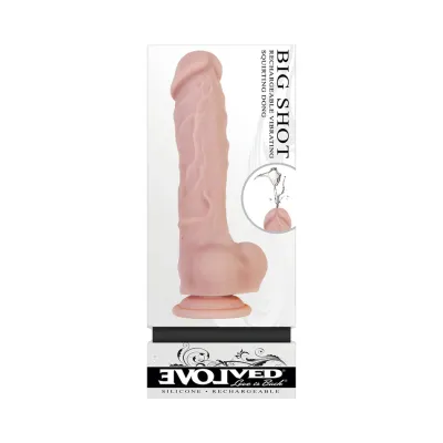 Big Shot Rechargeable Vibrating Squirting Dildo