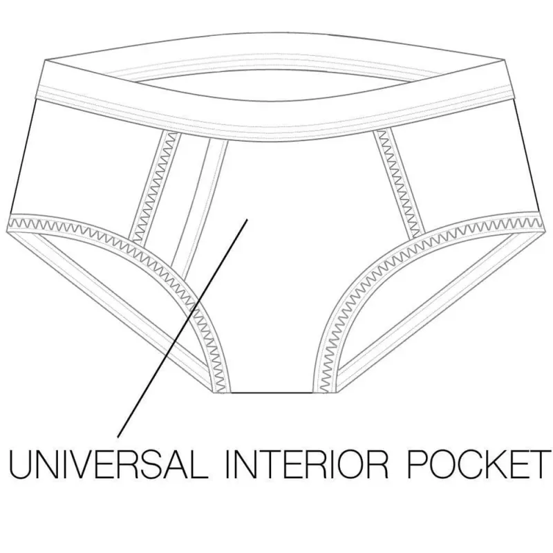 RodeoH Top Loading Brief Packing Underwear Claret