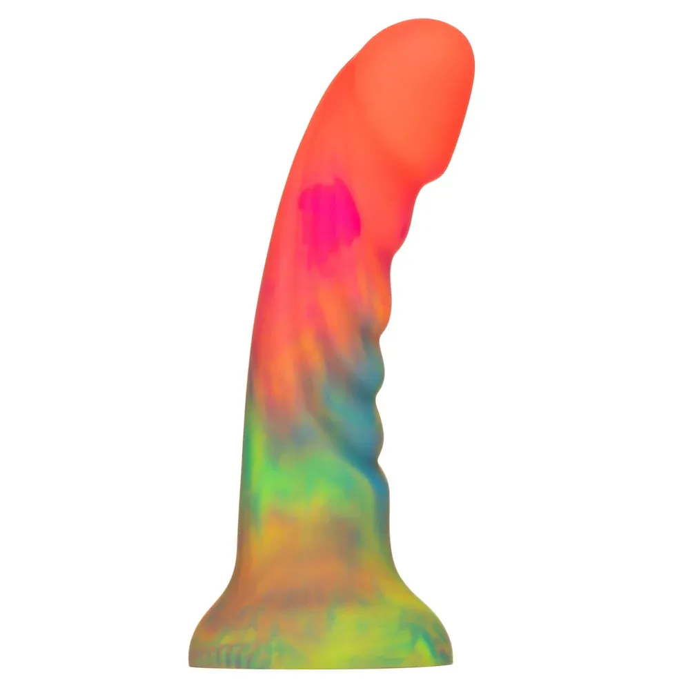 Tease 6&quot; Ribbed Silicone Dildo