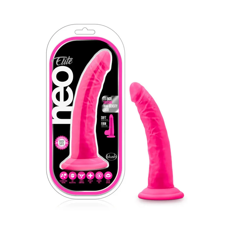 Neo Elite 7.5&quot; Dual Density Neon Pink