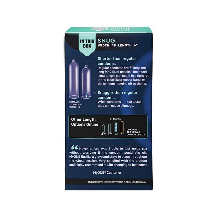 MyONE Perfect Fit Snug Hyperthin Latex Condom Sampler 3CT