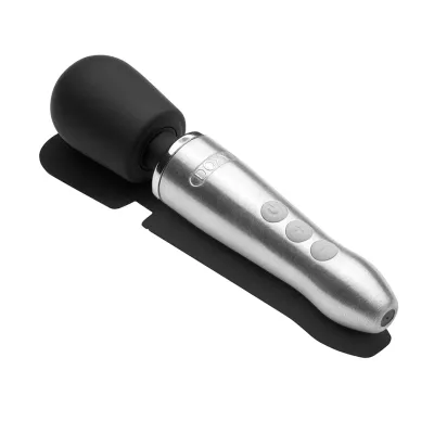Doxy Go Travel-Sized Wand Massager Silver