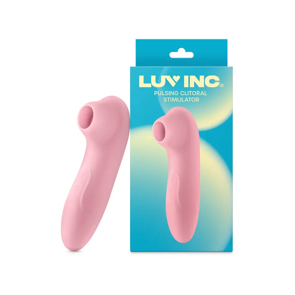 Luv Inc Pulsing Clitoral Stimulator- Pink