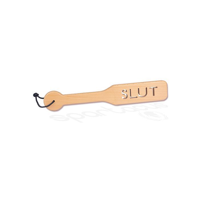 Slut Wooden Cut-Out  Paddle