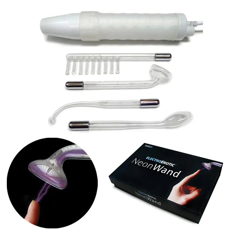 Kinklab Agent Noir Neon Wand Electrosex Kit