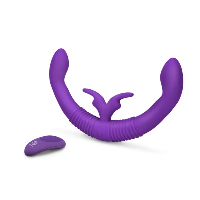 Together Couples Remote Dual Vibrator- Purple