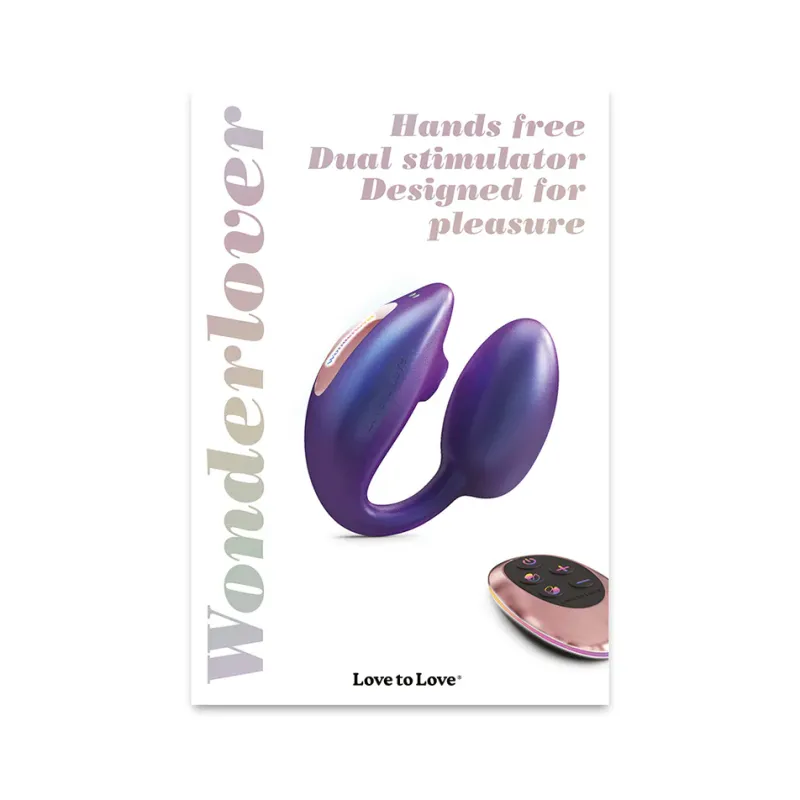 Love to Lover Wonderlover Hands Free Dual Stimulator