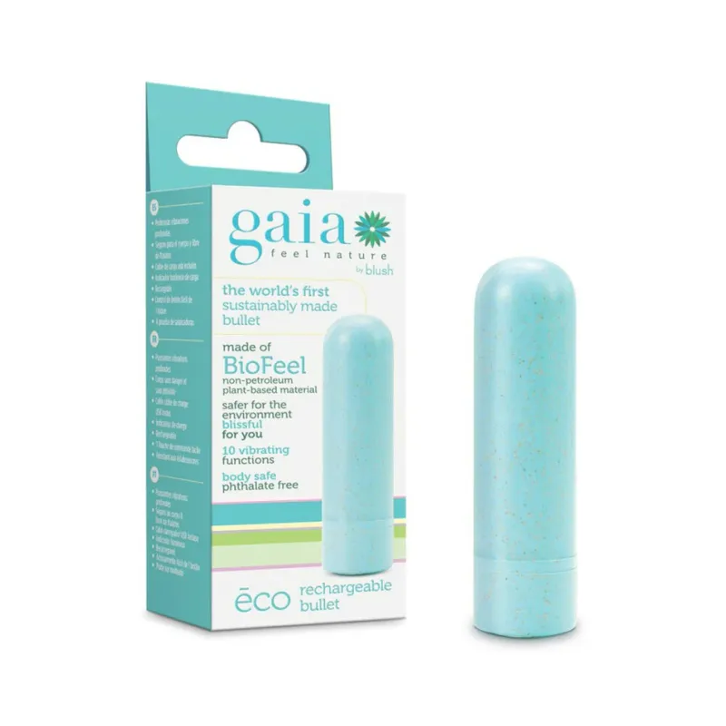 Gaia Eco Rechargeable Bullet- Aqua