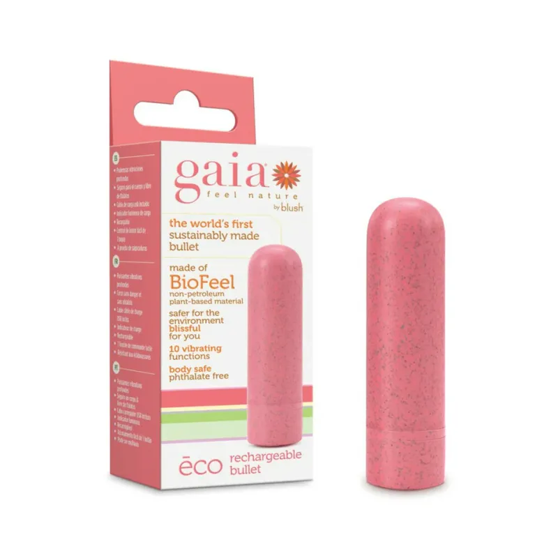 Gaia Eco Rechargeable Bullet - Coral