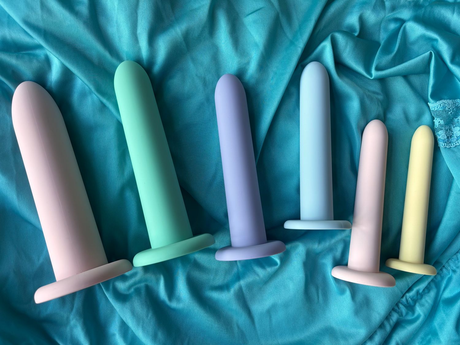 LoveLine PelviFit Expanding Vaginal Dilator Set Silicone Multicolor