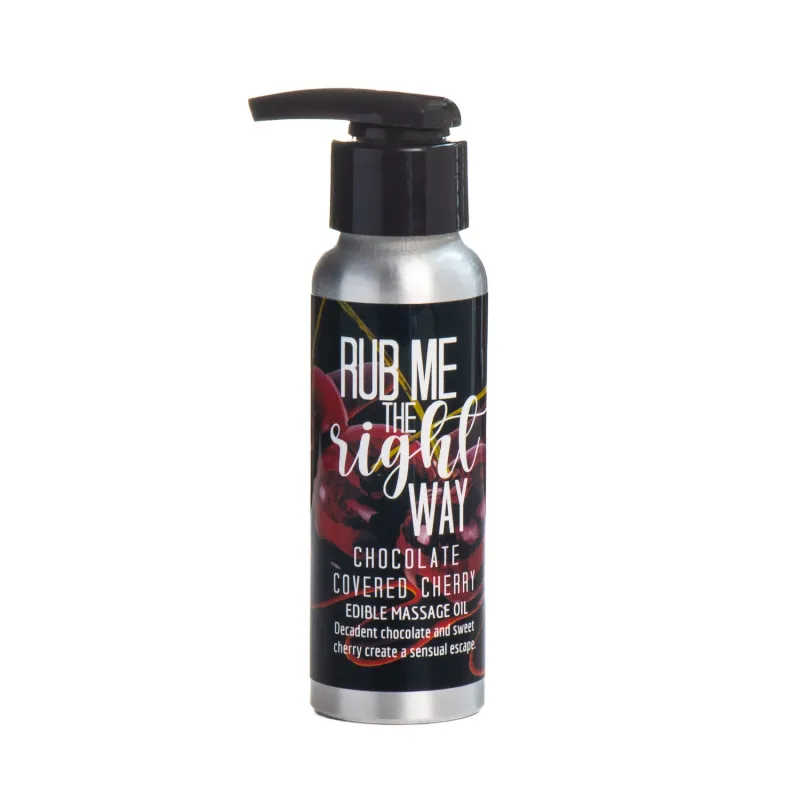 Rub Me the Right Way Natural, Edible Massage Oil