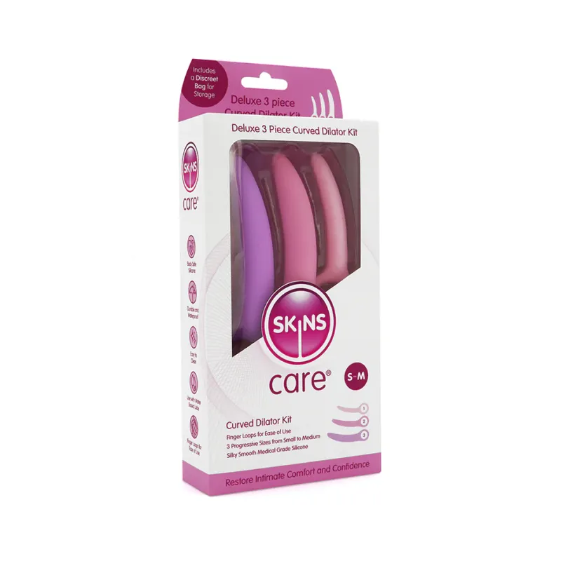 Skins Care Curved Dilator 3 pc Set (Sm-Med)