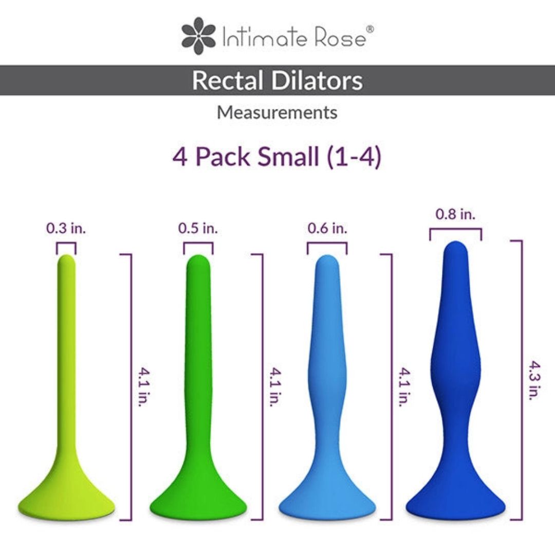 Intimate Rose Rectal Dilator Kit, Size: Small Sizes 1-4