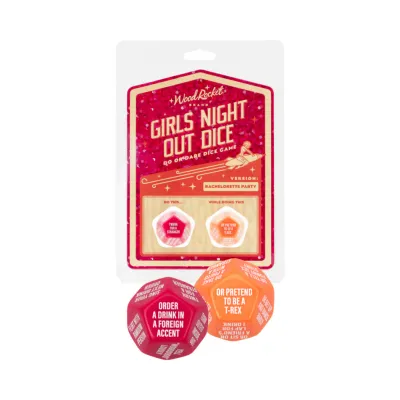 Wood Rocket Girls Night Out Dice