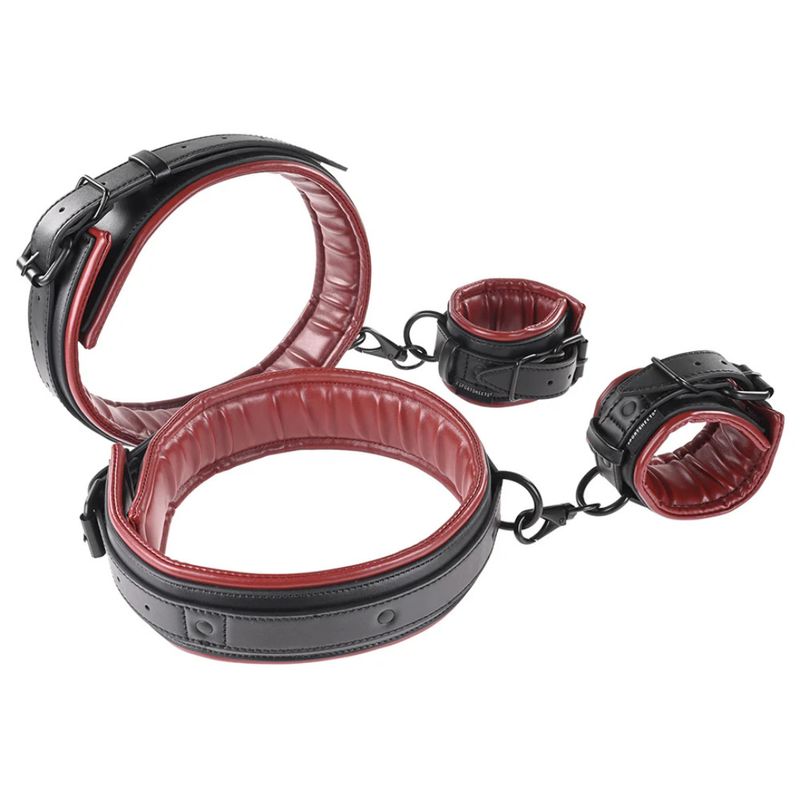 Saffron Adjustable Thigh &amp; Wrist Cuffs Set