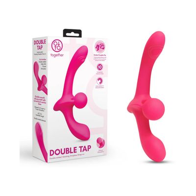 Double Tap Vibrating Strapless Strap-on