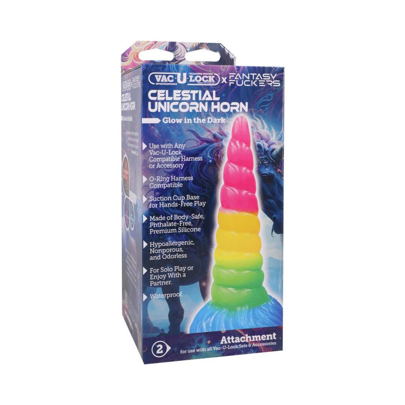 Fantasy Fuckers Celestial Unicorn Horn (Vac-U-Lock)