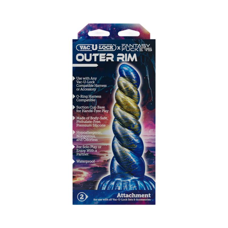 Fantasy Fuckers Outer Rim Blue/Gold (Vac-U-Lock)