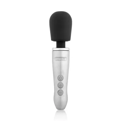 Doxy Go Travel-Sized Wand Massager Silver
