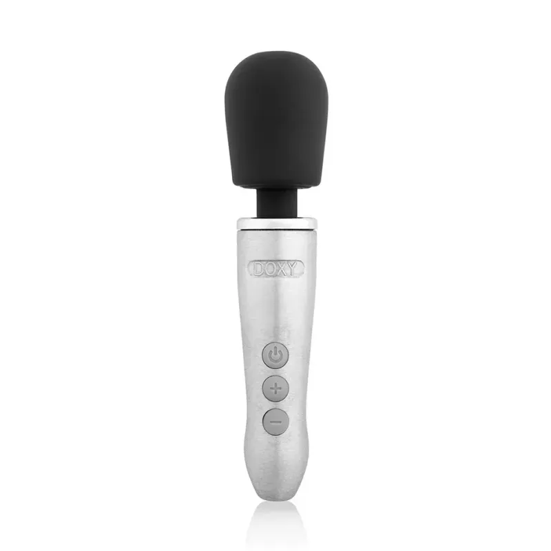 Doxy Go Travel-Sized Wand Massager Silver