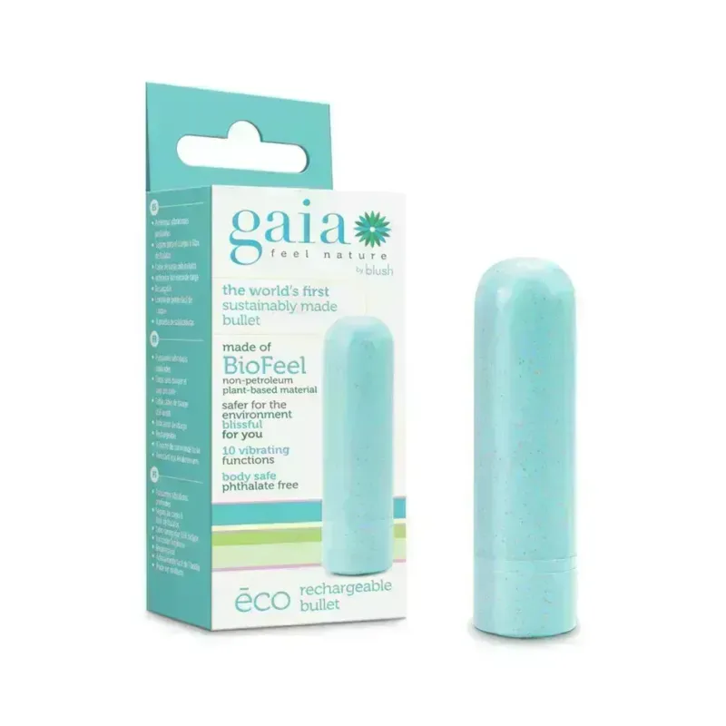 Gaia Eco Rechargeable Bullet- Aqua