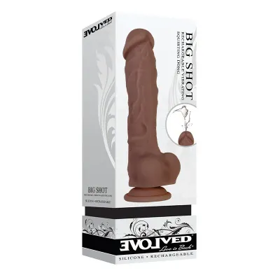 Big Shot Rechargeable Vibrating Squirting Dildo