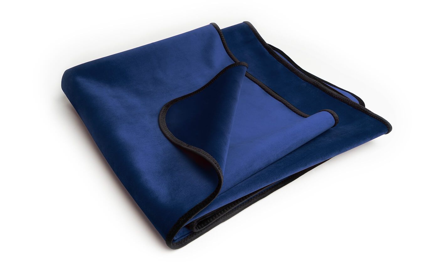 Fascinator Throw, Color: Indigo