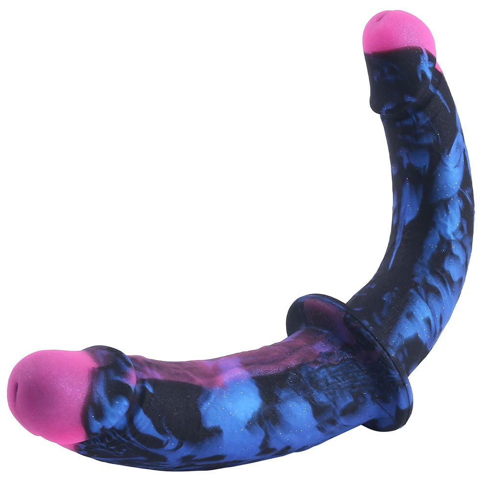 RodeOH Double Trouble Dildo, Color: Galaxy