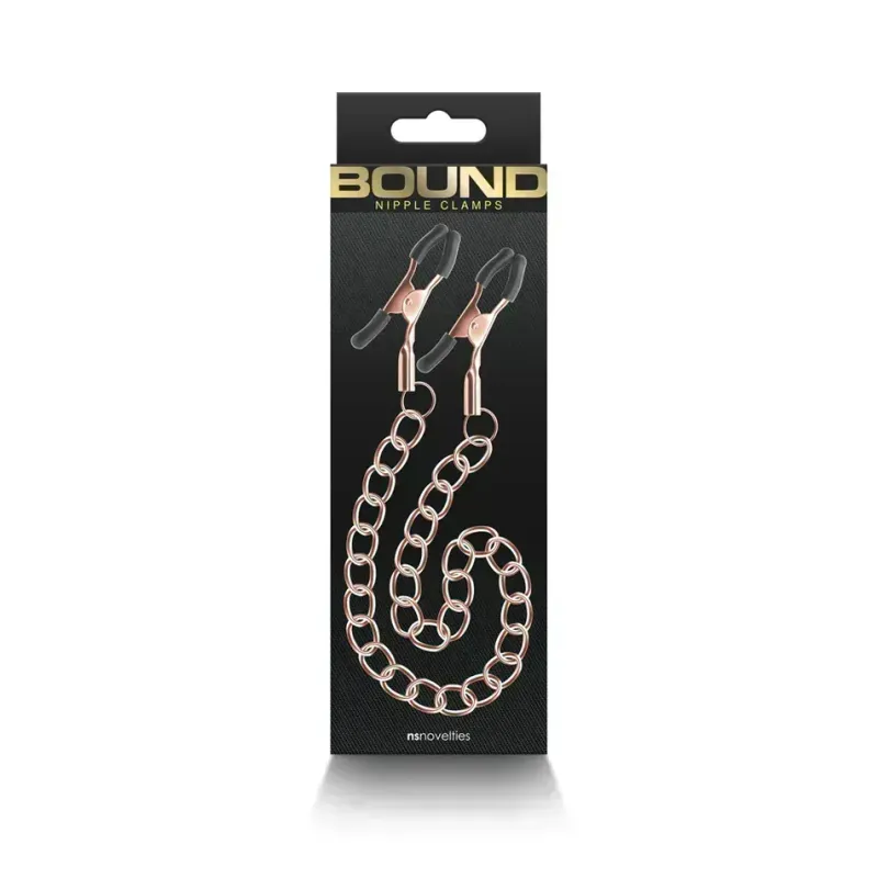 Bound DC2 Nipple Clamp- Rose Gold