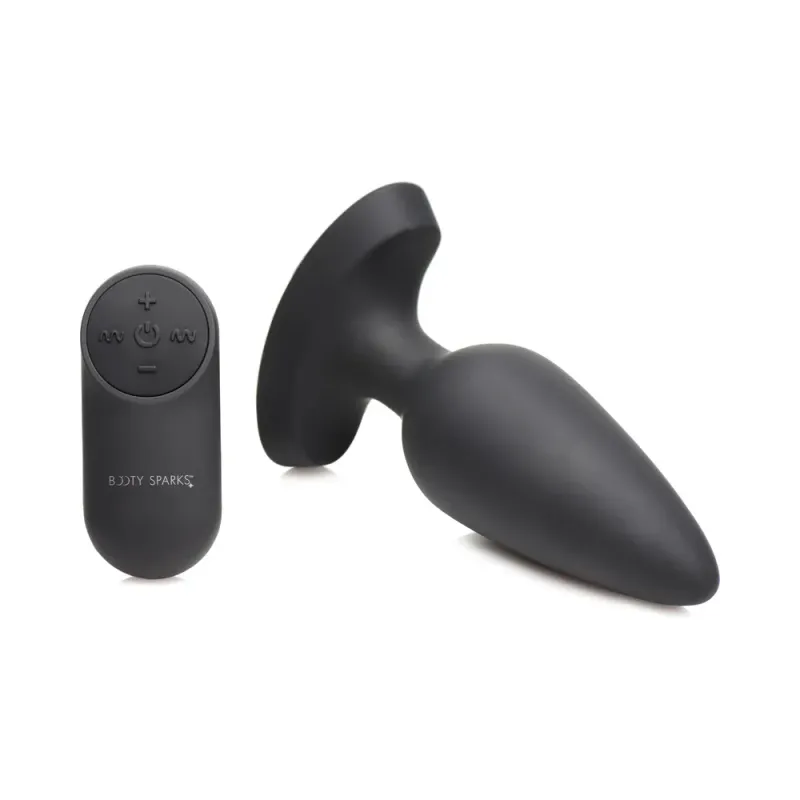 Booty Sparks Laser Heart Anal Plug with Remote