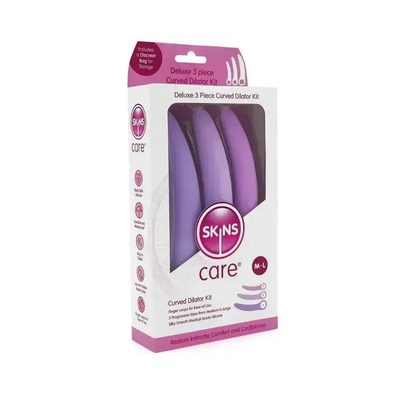 Skins Care Curved Dilator 3 pc Set (Med-Lrg)