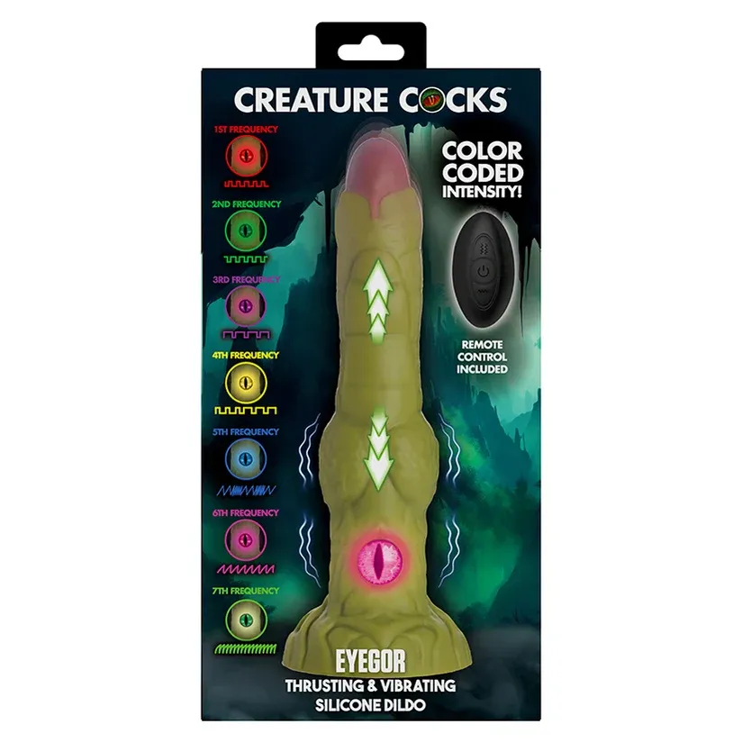 Creature Cocks Eyegore Thrusting Vibrating Dildo