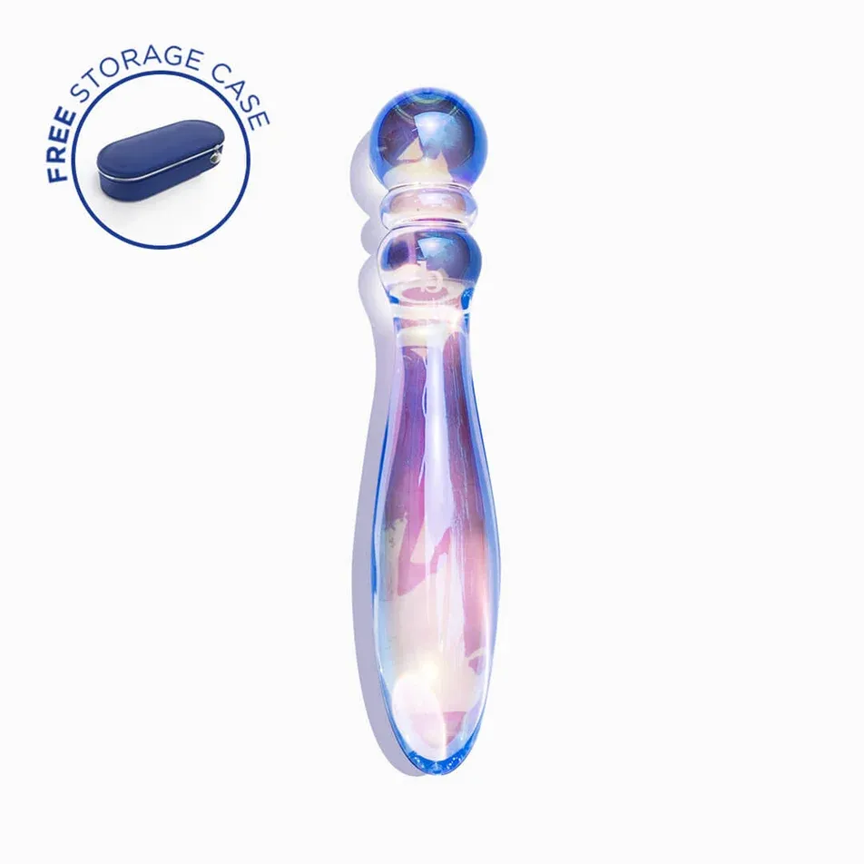 Biird Cecii Beaded Borosilicate Glass Dildo