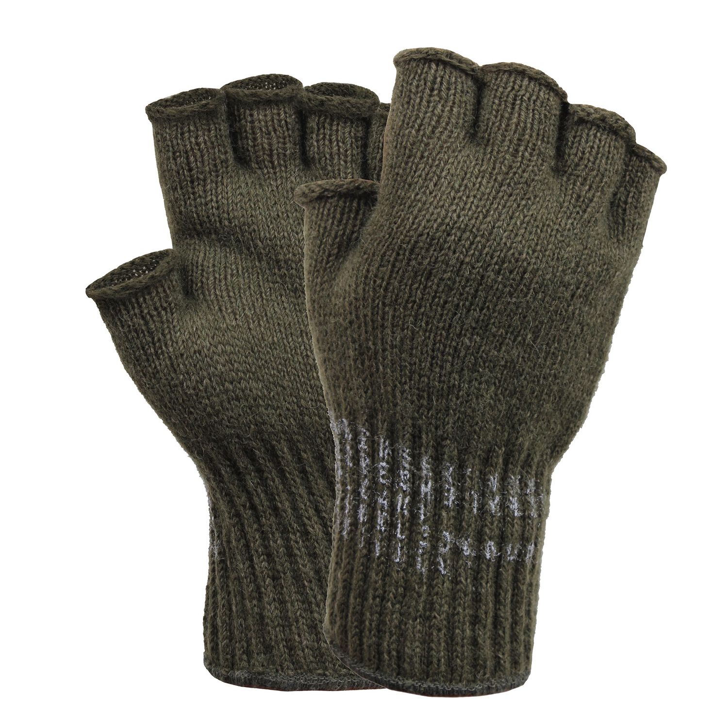 Fingerless Wool Gloves 14396, Color: OD